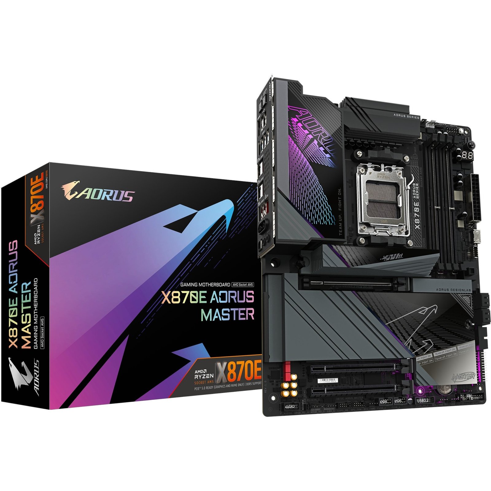GIGABYTE X870E AORUS MASTER Negro
