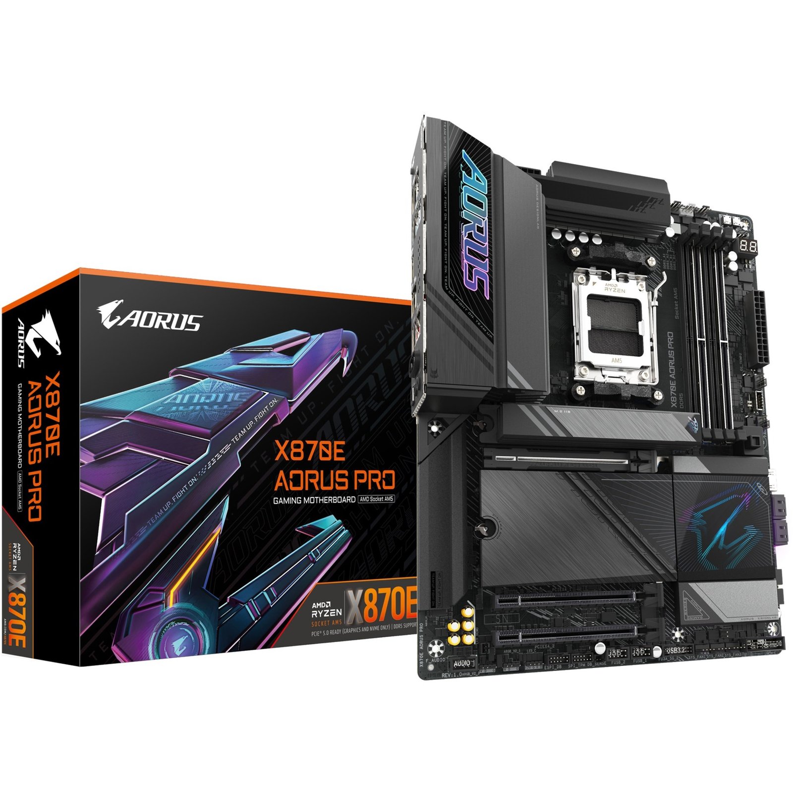 GIGABYTE X870E AORUS PRO Negro
