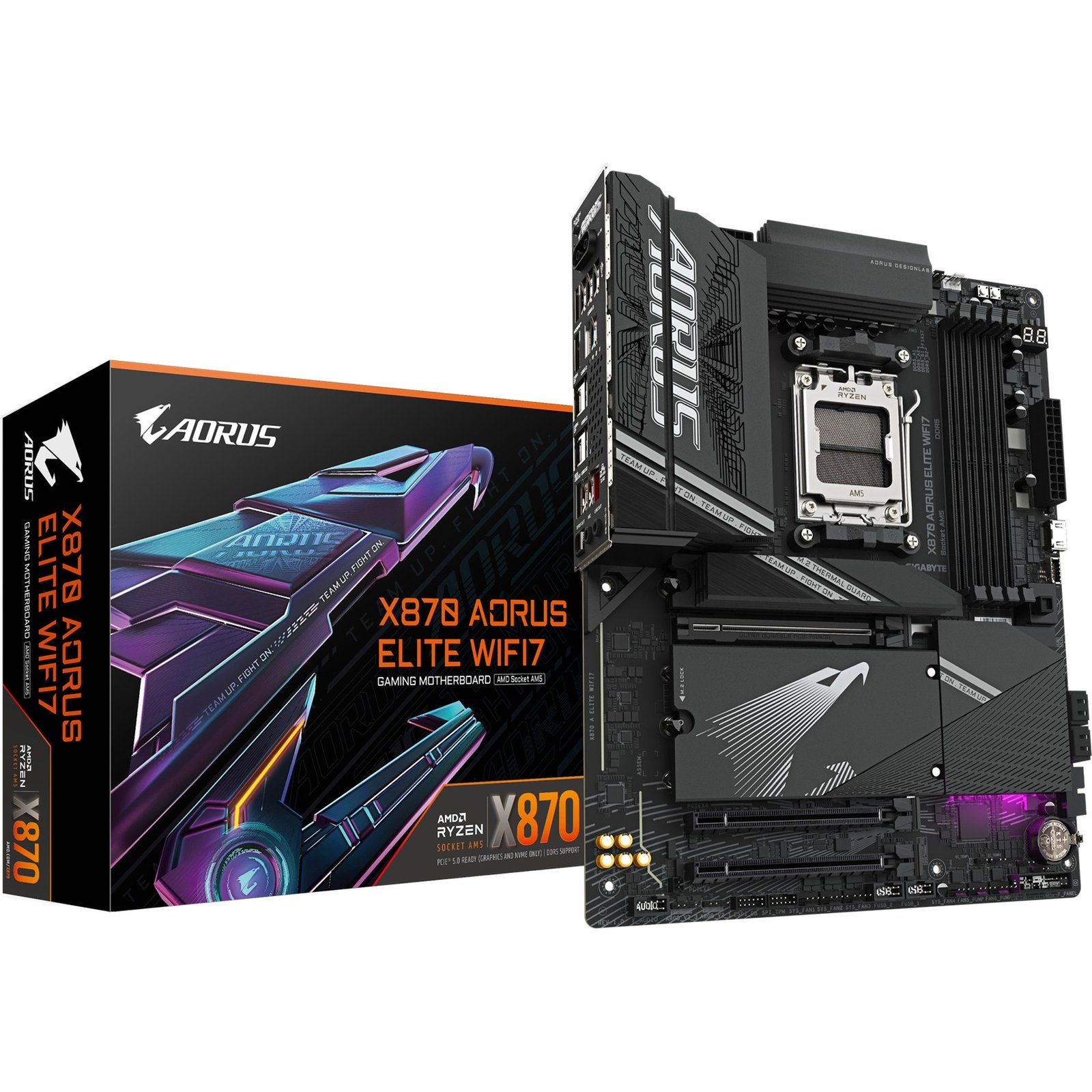 GIGABYTE X870 AORUS ELITE WIFI7 Negro