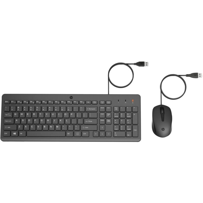 HP 150 Maus und Tastatur (kabelgebunden) Negro