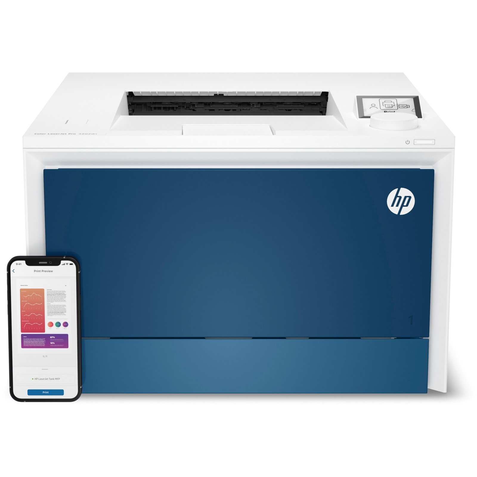 HP Color LaserJet Pro 4202dn Blanco - Imagen 4