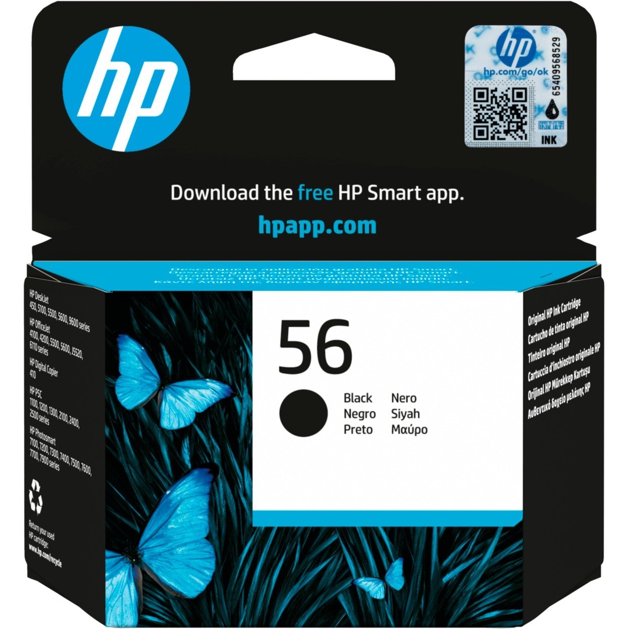 HP HP Nr. 56 Tinte schwarz C6656AE