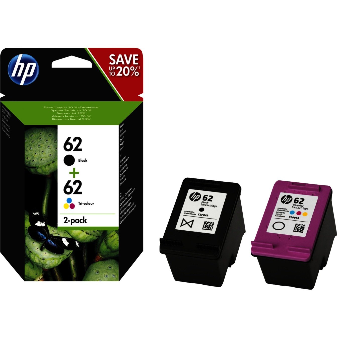 HP Nr. 62 Twin Pack N9J71AE