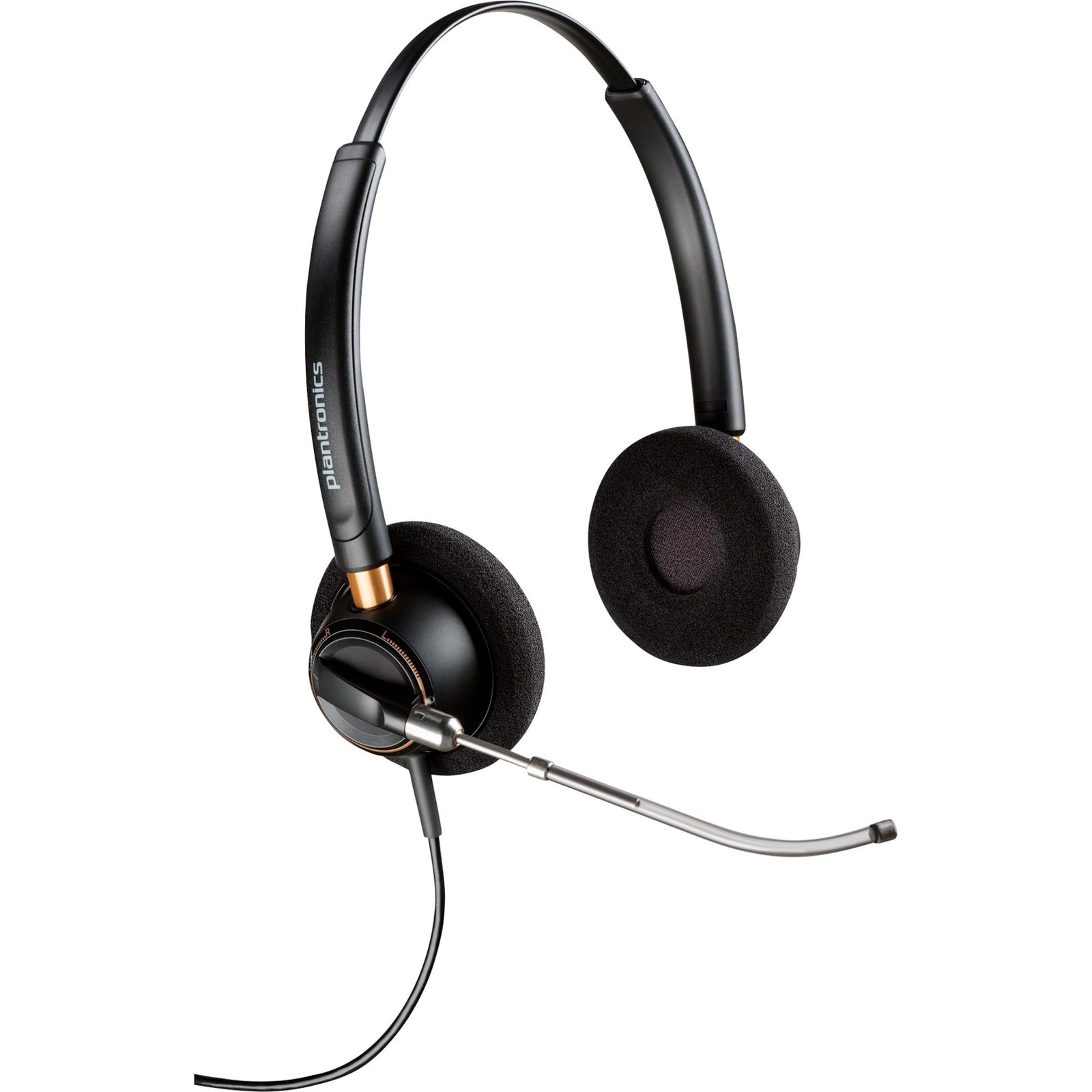 HP Poly EncorePro 520V Binaurales Headset + Quick Disconnect Negro