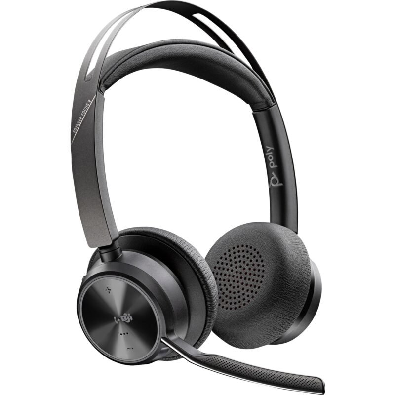 HP Poly Voyager Focus 2 USB-C-C Headset Negro