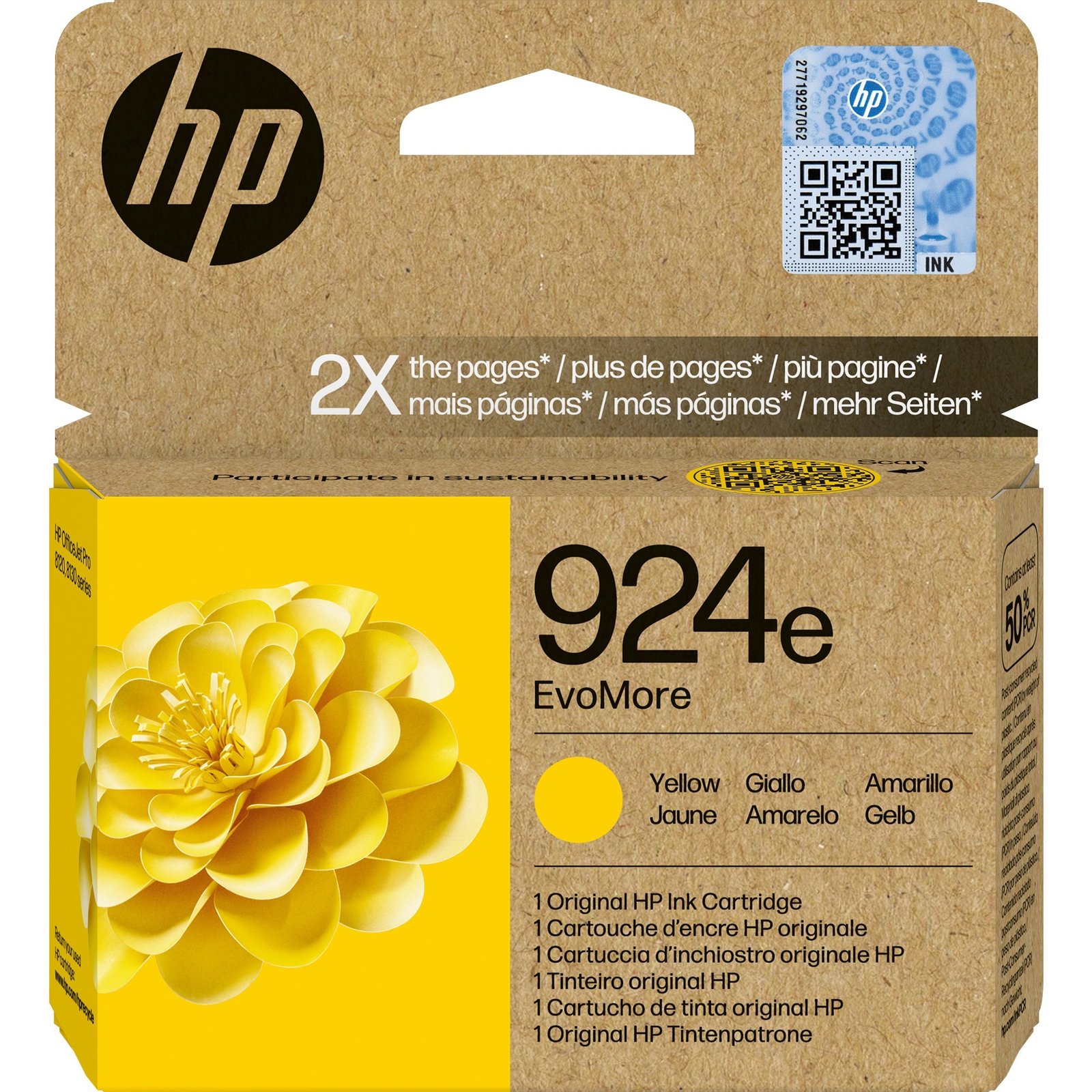 HP Tinte gelb Nr. 924e (4K0U9NE)