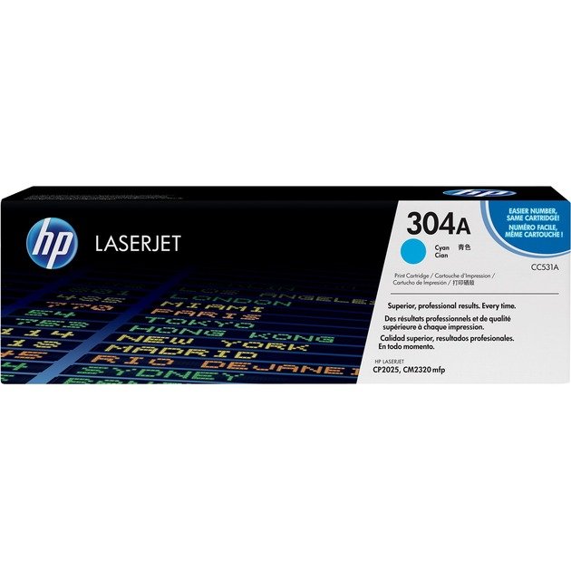 HP Toner cyan 304A (CC531A) Turquesa