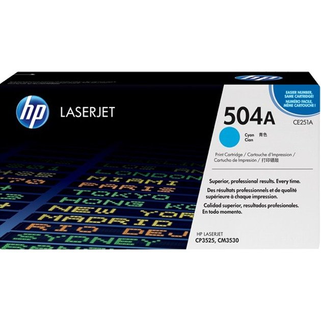 HP Toner cyan 504A (CE251A) Turquesa