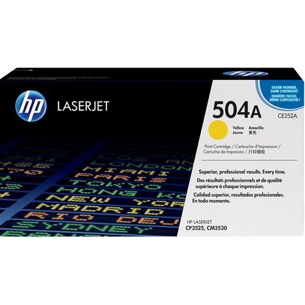 HP Toner gelb 504A (CE252A) Amarillo