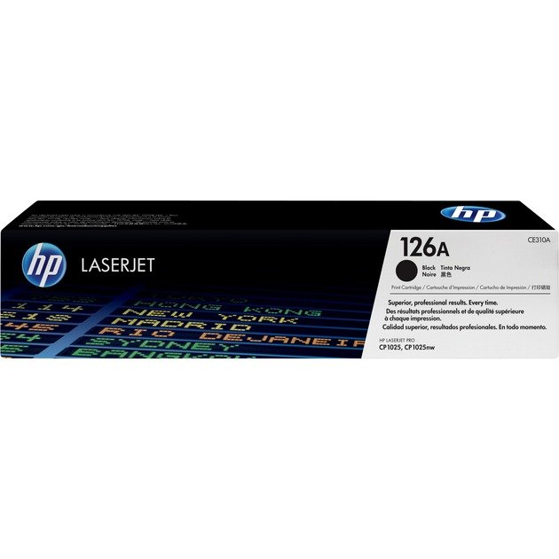 HP Toner schwarz 126A (CE310A) Negro