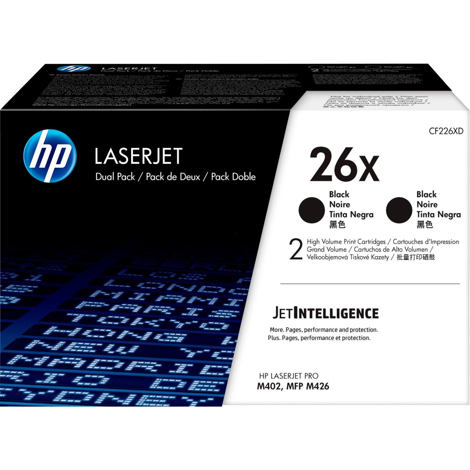 HP Toner schwarz 26X (CF226XD)