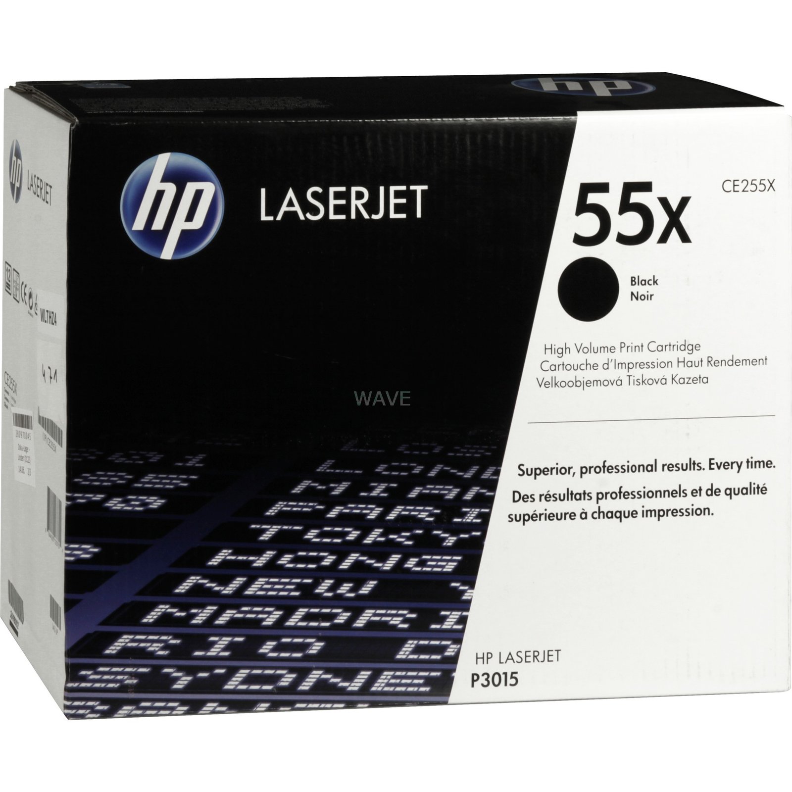 HP Toner schwarz 55X (CE255X) Negro