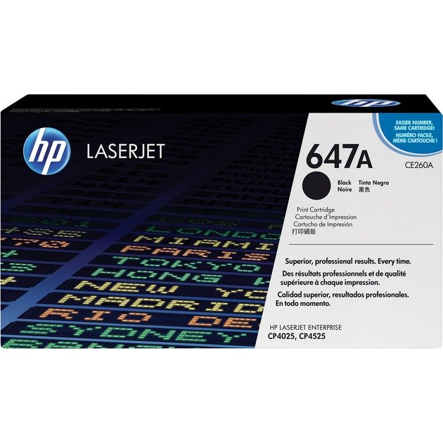 HP Toner schwarz 647A (CE260A) Negro