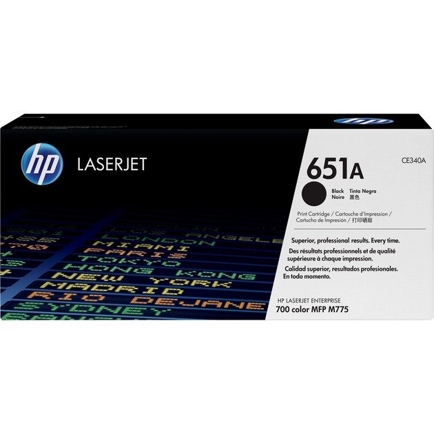 HP Toner schwarz 651A (CE340A) Negro