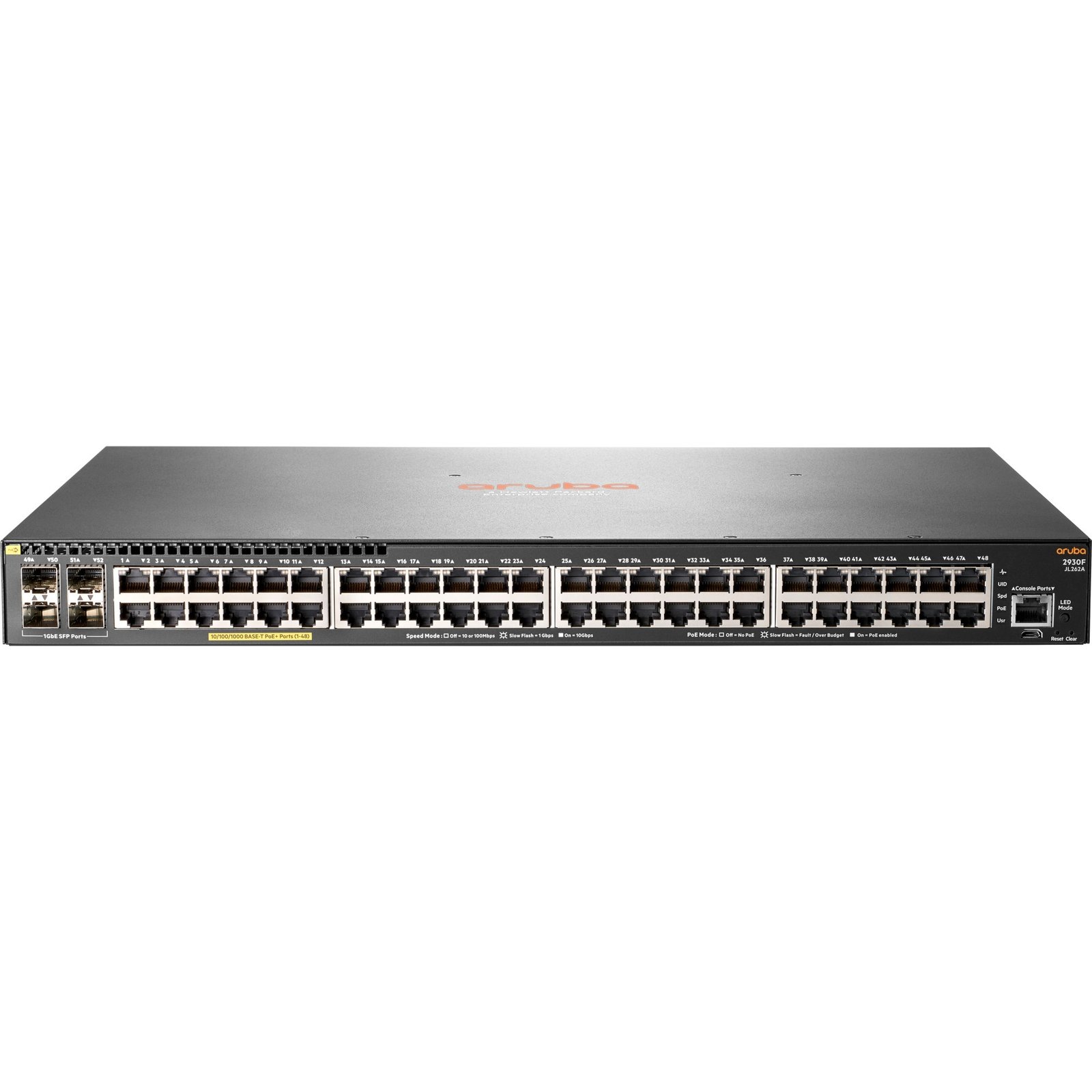 Hewlett Packard Enterprise Aruba 2930F 48GPoE+ 4SFP 740W