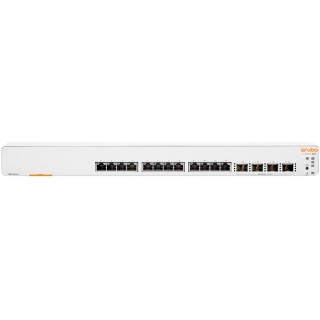 Hewlett Packard Enterprise Networking Instant On Switch 12 Anschlüsse 10GBT 4 Anschlüsse SFP+ 1960