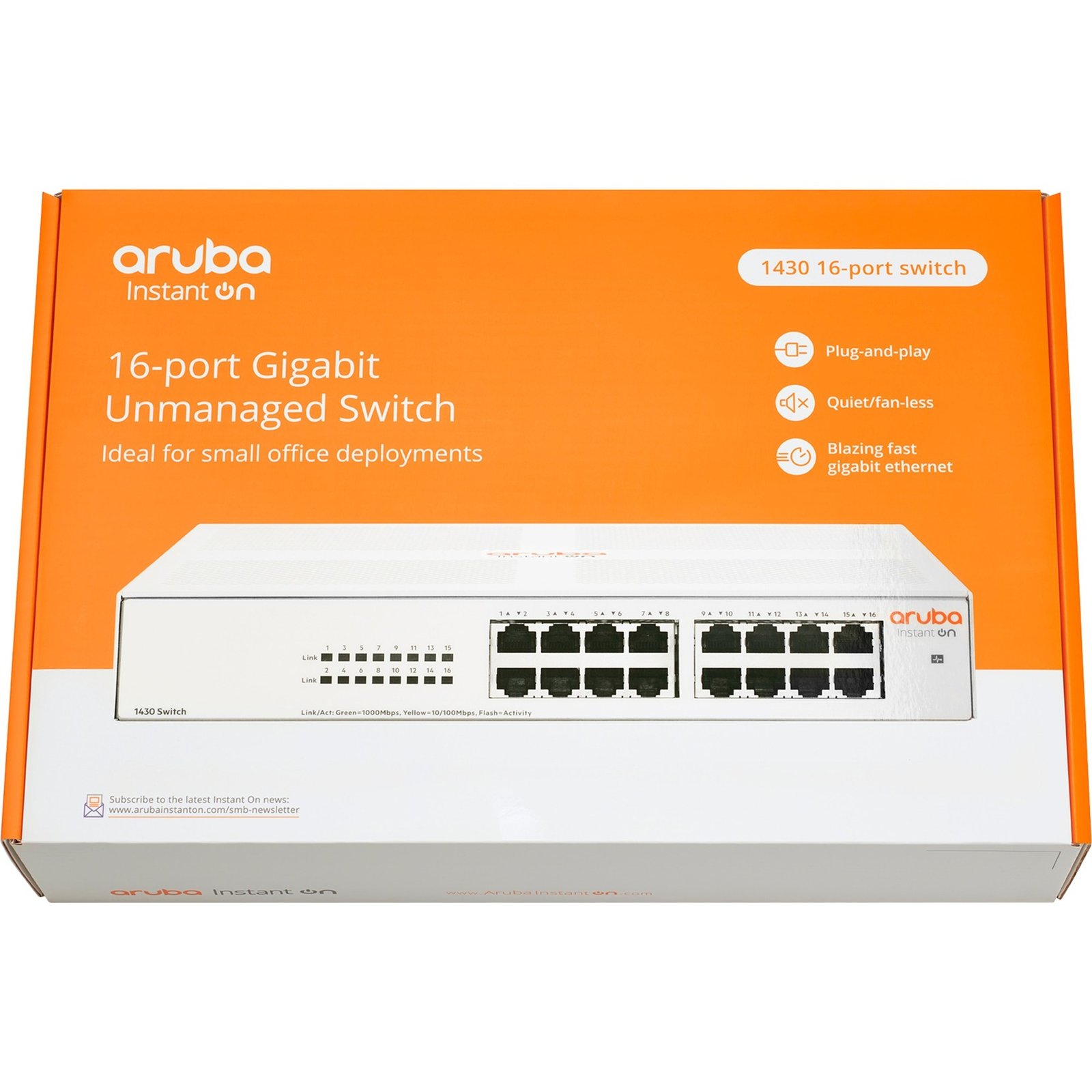 Hewlett Packard Enterprise Networking Instant On Switch 16 Anschlüsse Gigabit 1430 - Imagen 5