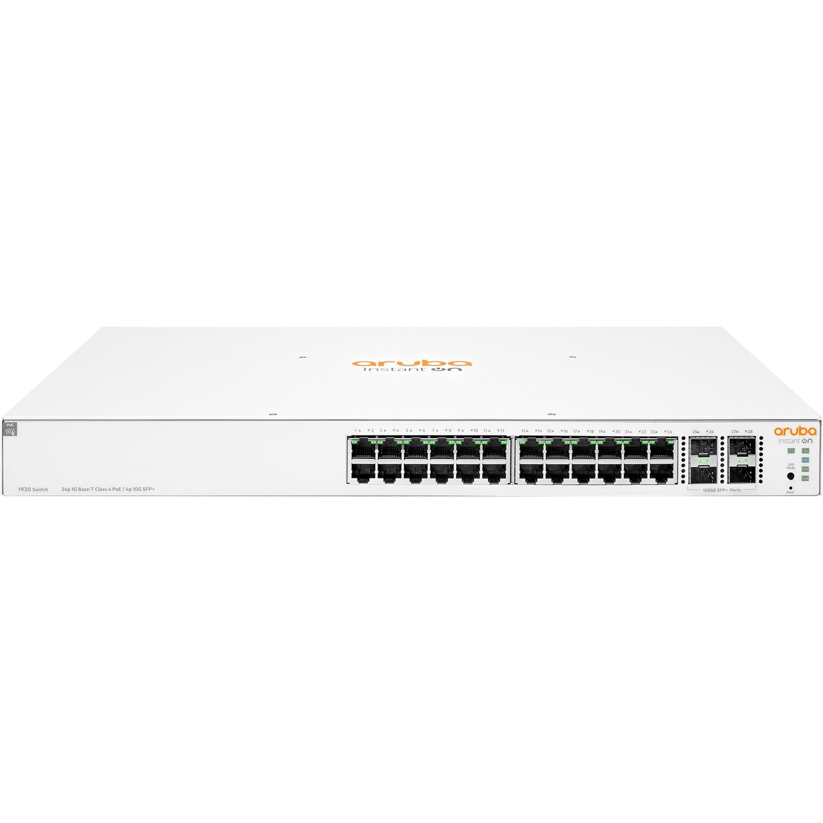 Hewlett Packard Enterprise Networking Instant On Switch 24 Anschlüsse Gigabit CL4 PoE 4 Anschlüsse SFP+ 195 W 1930