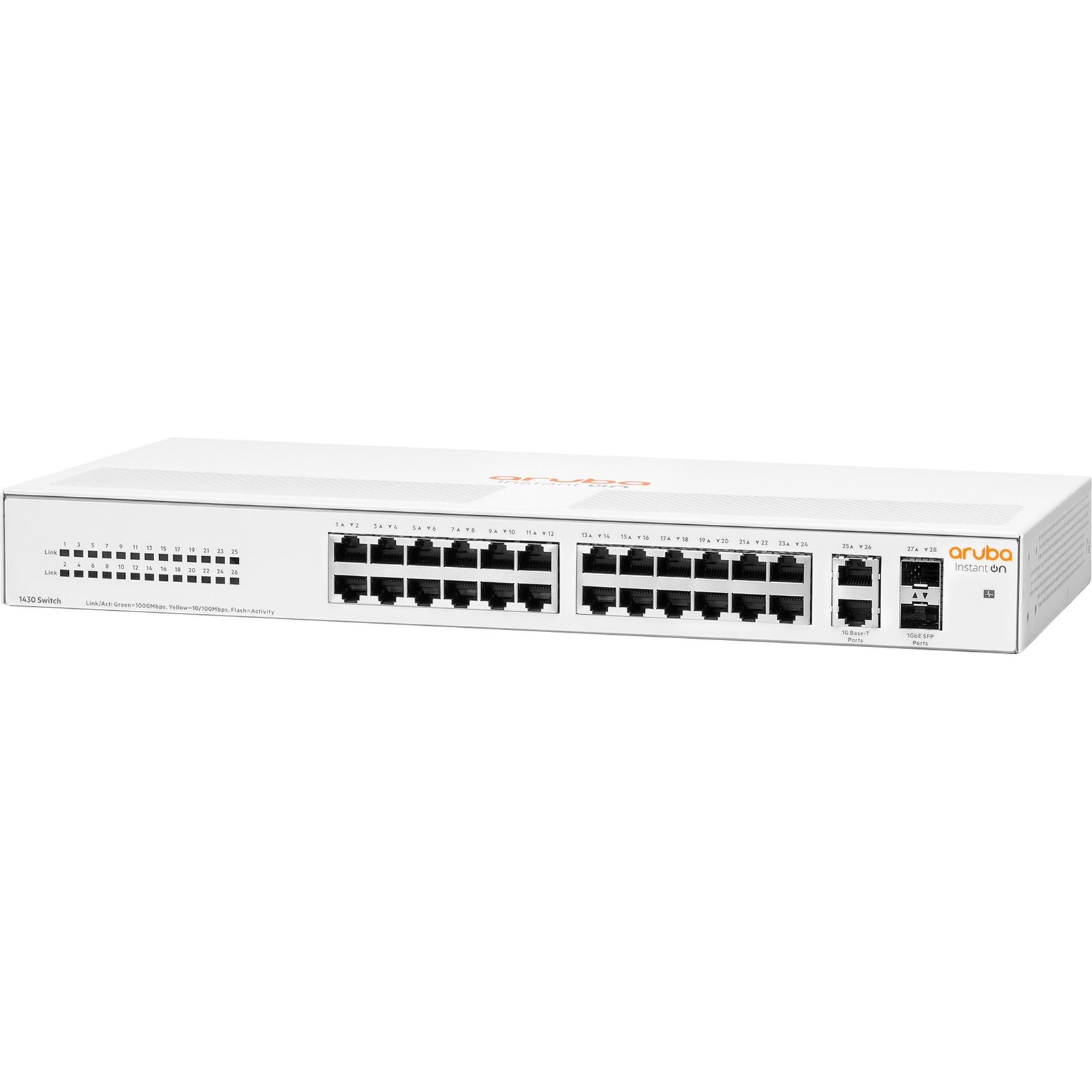 Hewlett Packard Enterprise Networking Instant On Switch 26 Anschlüsse Gigabit 2 Anschlüsse SFP 1430 - Imagen 2