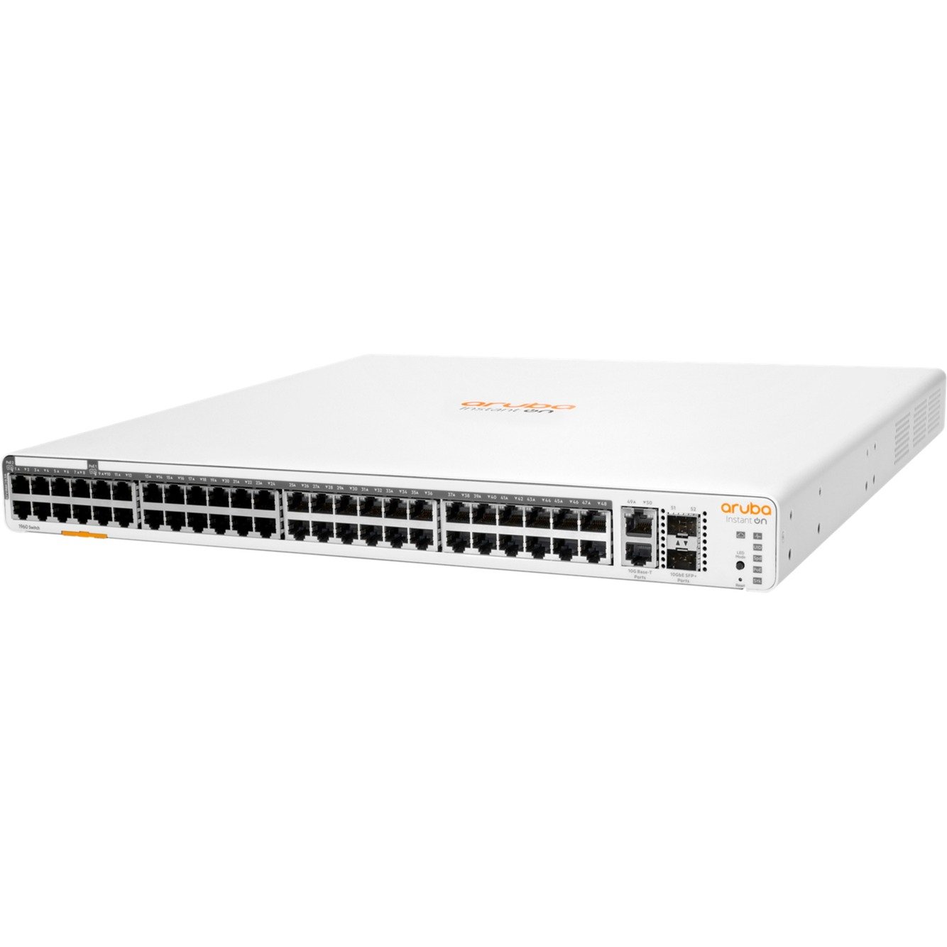 Hewlett Packard Enterprise Networking Instant On Switch 40 Anschlüsse Gigabit CL4 8 Anschlüsse Gigabit CL6 PoE 2 Anschlüsse 10GBT 2 Anschlüsse SFP+ 600 W 1960 - Imagen 2
