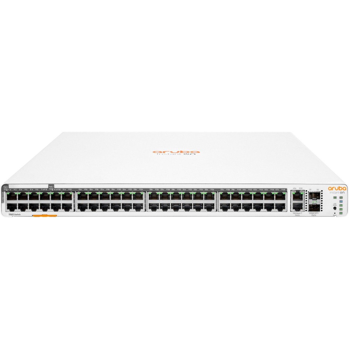 Hewlett Packard Enterprise Networking Instant On Switch 40 Anschlüsse Gigabit CL4 8 Anschlüsse Gigabit CL6 PoE 2 Anschlüsse 10GBT 2 Anschlüsse SFP+ 600 W 1960 - Imagen 3