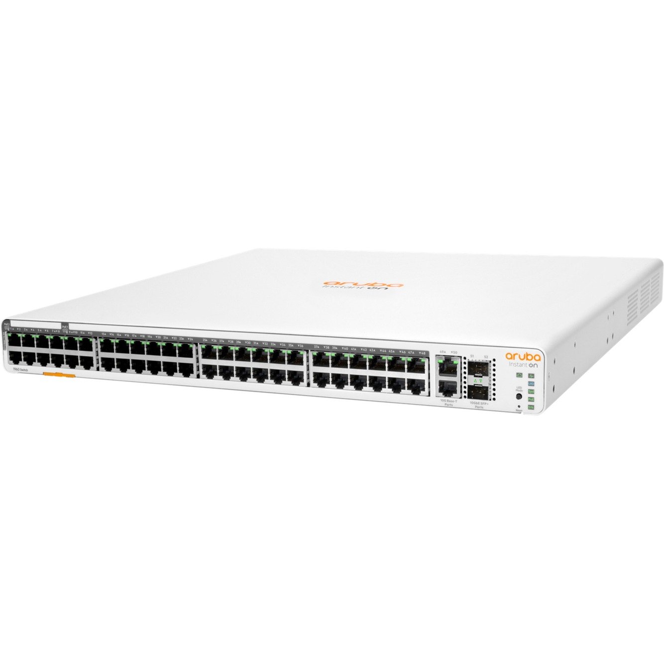 Hewlett Packard Enterprise Networking Instant On Switch 40 Anschlüsse Gigabit CL4 8 Anschlüsse Gigabit CL6 PoE 2 Anschlüsse 10GBT 2 Anschlüsse SFP+ 600 W 1960 - Imagen 4