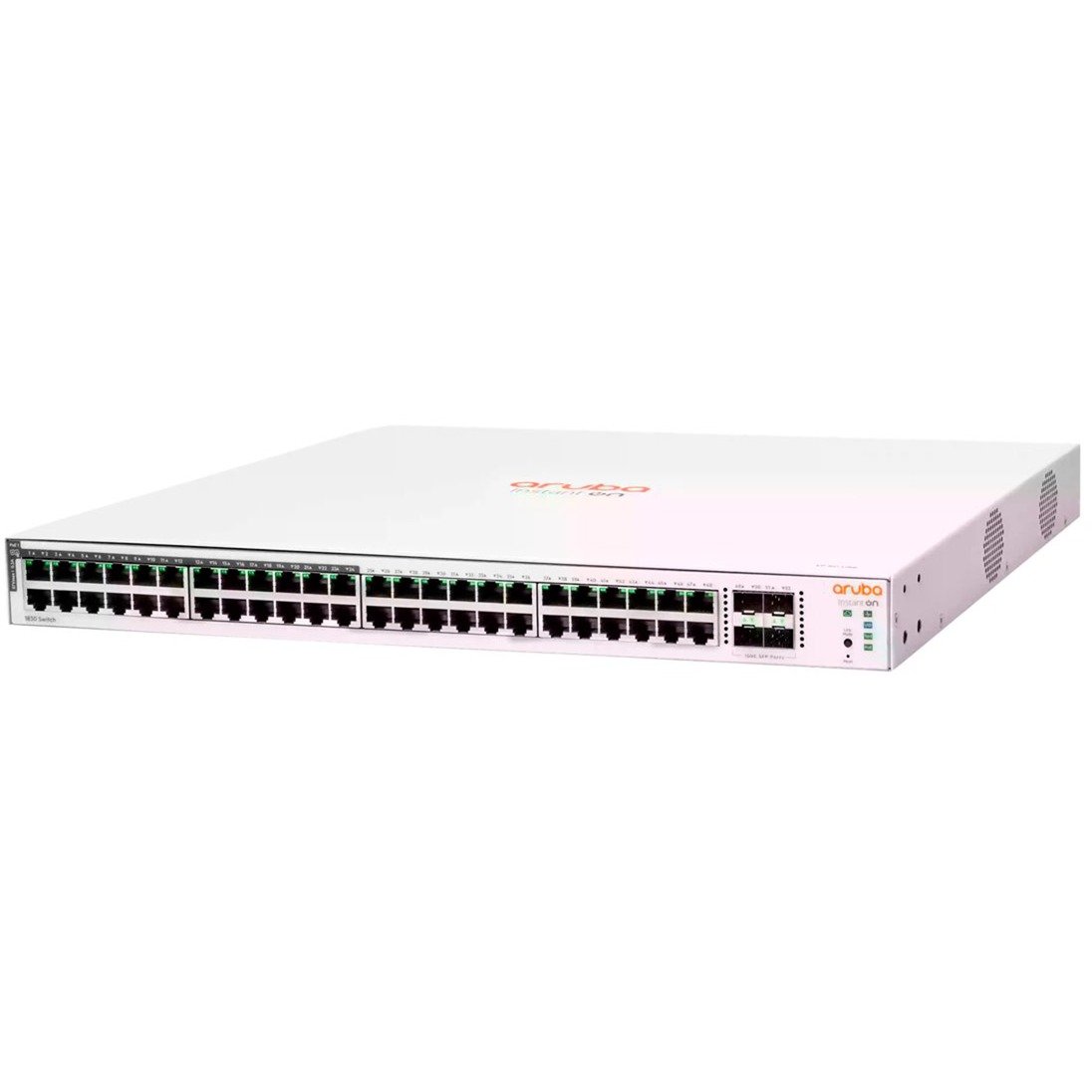 Hewlett Packard Enterprise Networking Instant On Switch 48 Anschlüsse Gigabit CL4 PoE 4 Anschlüsse SFP 370 W 1830