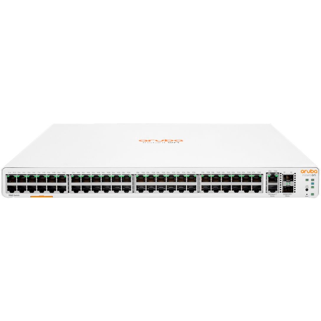 Hewlett Packard Enterprise Networking Instant On Switch 48p Gigabit 2p 10GBT 2p SFP+ 1960