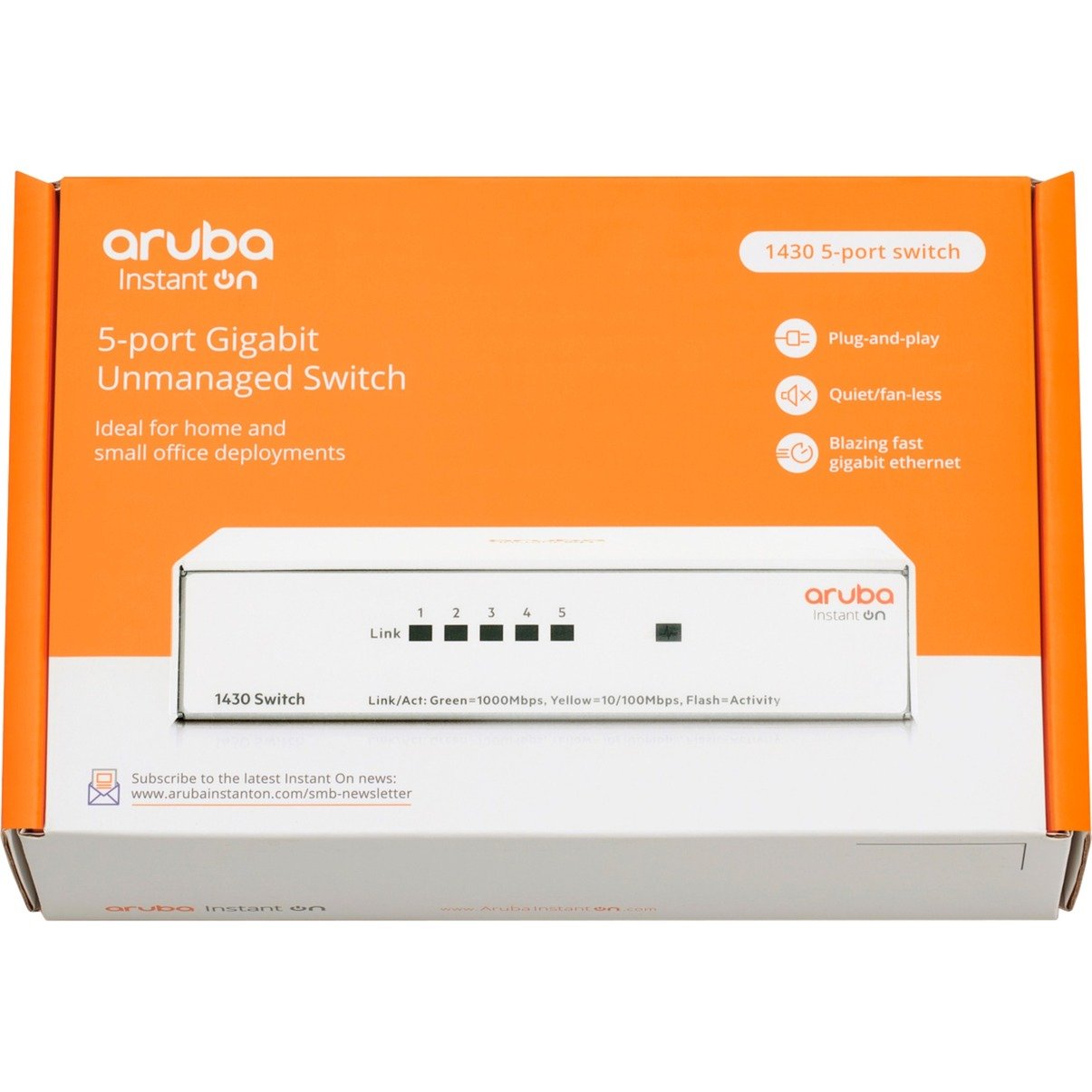 Hewlett Packard Enterprise Networking Instant On Switch 5 Anschlüsse Gigabit 1430 - Imagen 5