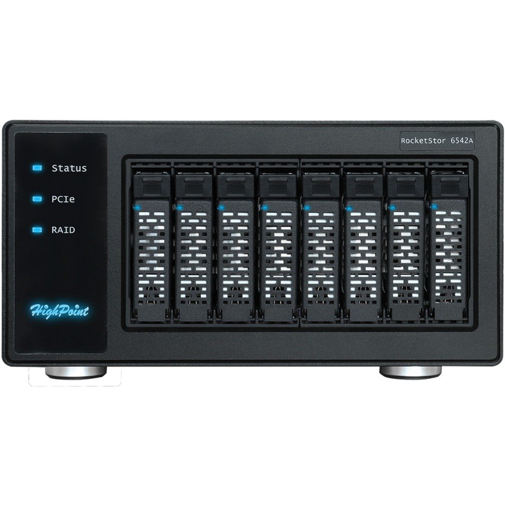 HighPoint RocketStor 6542AW 8x U.2/U.3 Bay to PCIe 4 - Imagen 2