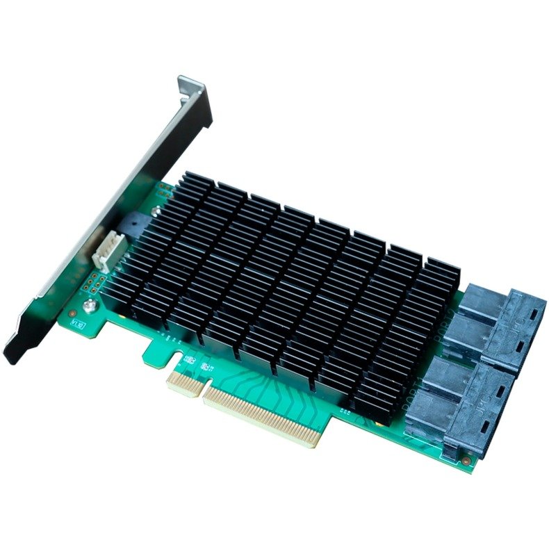 HighPoint Rocket 720L 16x Port to PCIe 3.0 x8 /s SAS DAS, 12 GB - Imagen 2