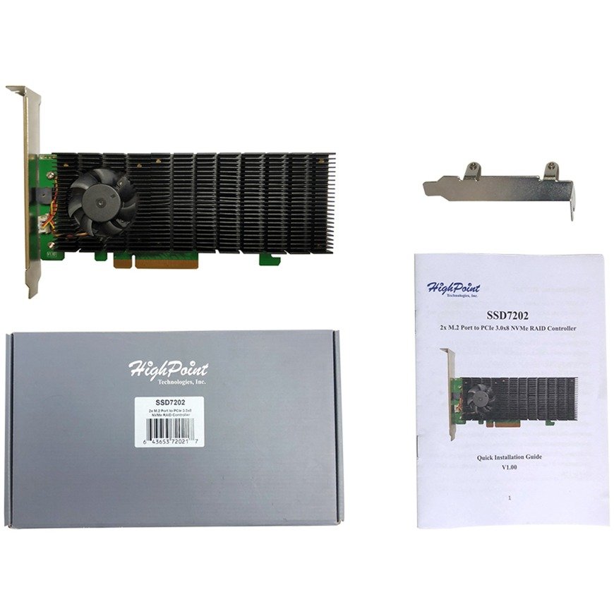 HighPoint SSD7502 PCIe 4.0 16x2-P M.2 NVMe - Imagen 5