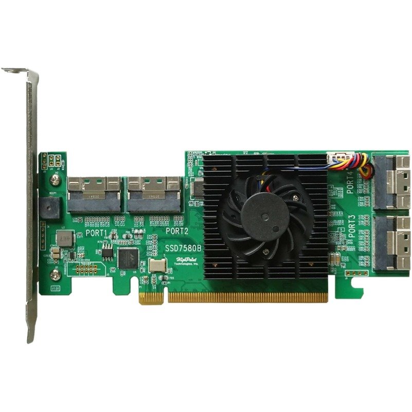 HighPoint SSD7580B PCIe 4.0x16 8x U.2P NVMe - Imagen 2