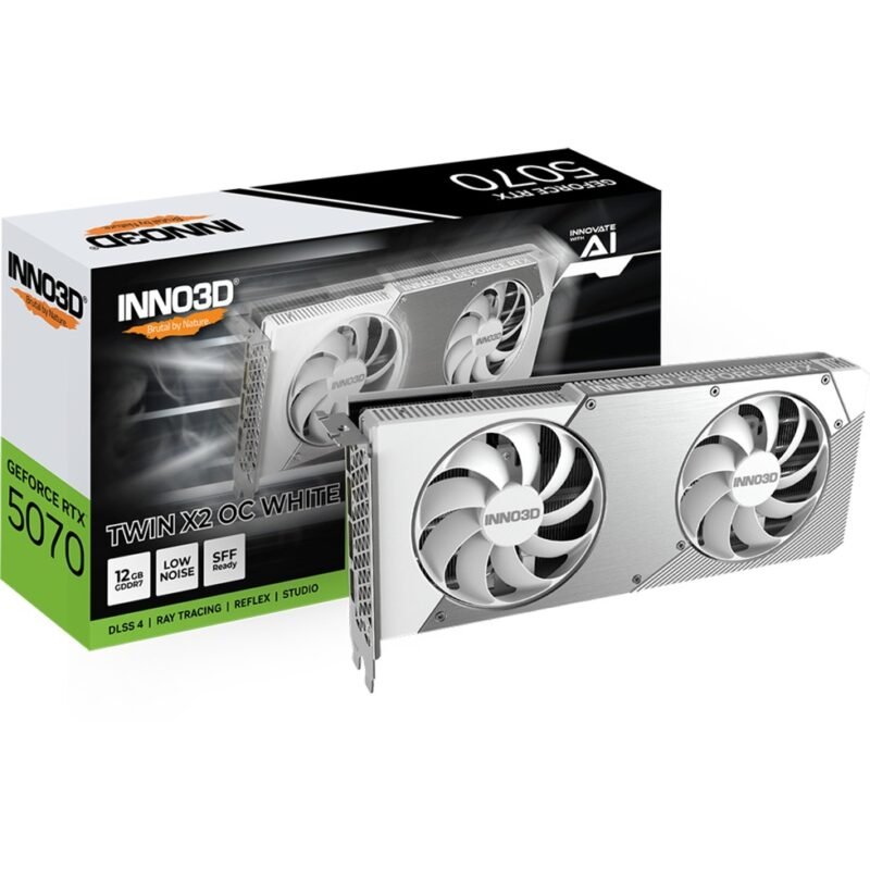 INNO3D GeForce RTX 5070 TWIN X2 OC white Blanco