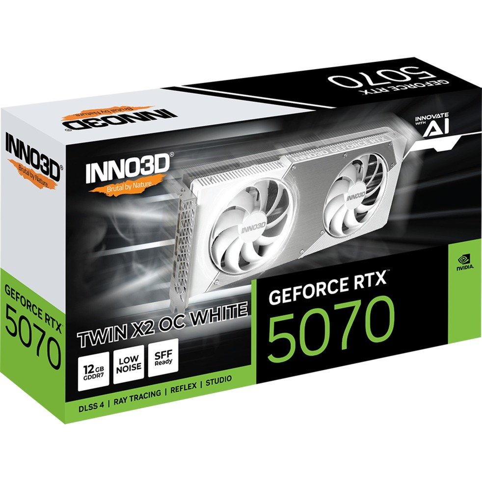 INNO3D GeForce RTX 5070 TWIN X2 OC white Blanco - Imagen 3