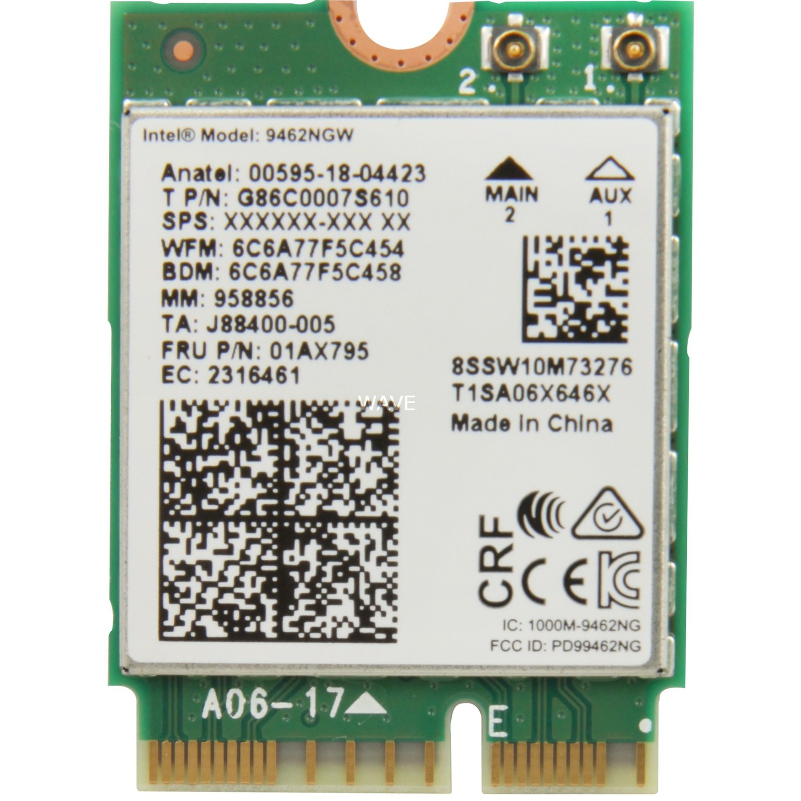 Intel® Dual Band WLAN-AC 9462 M.2 - Imagen 2