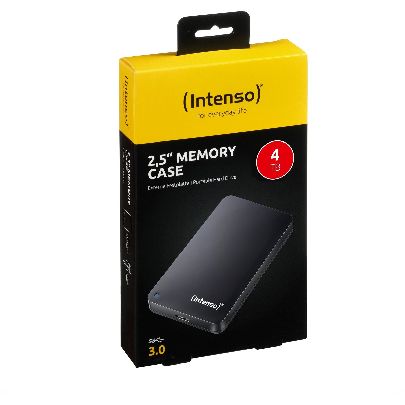 Intenso Memory Case Negro, 4 TB 5 GB