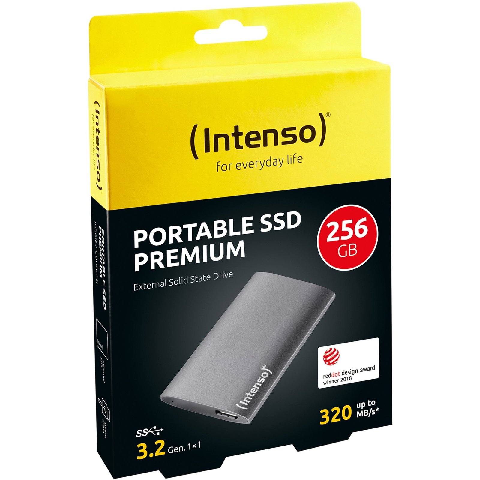 Intenso Portable SSD Premium, 256 GB 5 GB