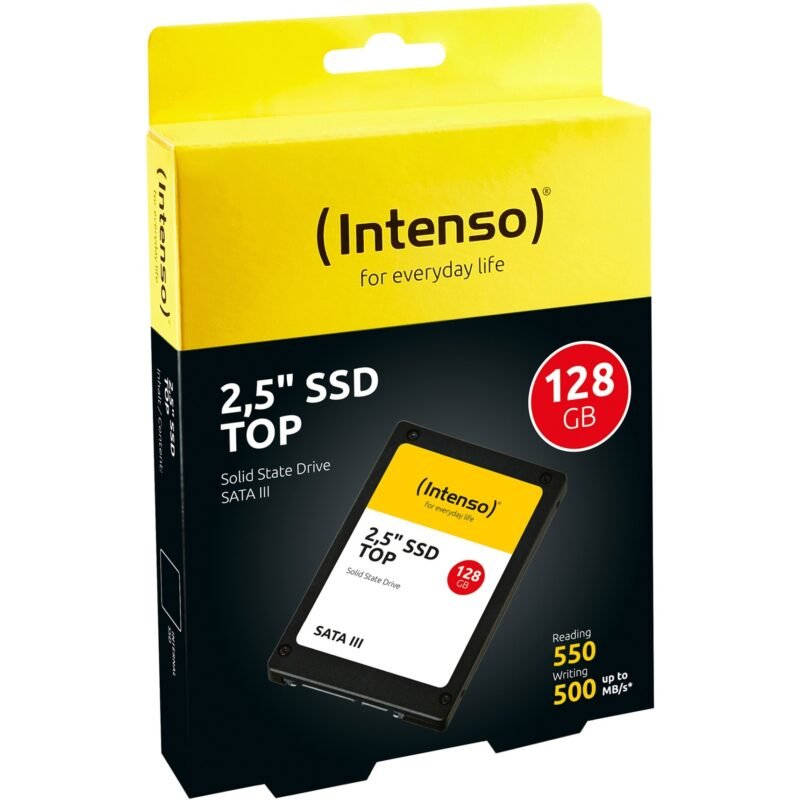 Intenso TOP SSD Negro, 128 GB 6 GB