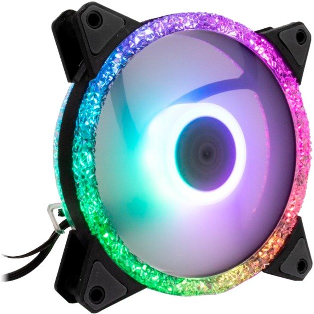 Inter-Tech Argus RS-07 RGB Set120x120x25 Negro - Imagen 2