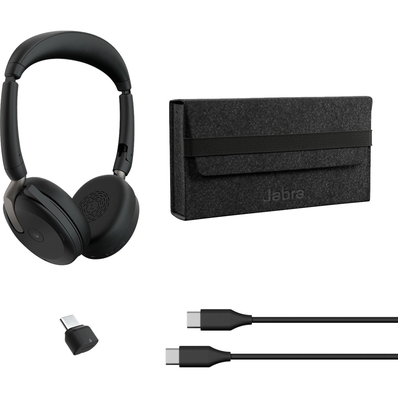 Jabra Evolve2 65 Flex Duo Negro - Imagen 5
