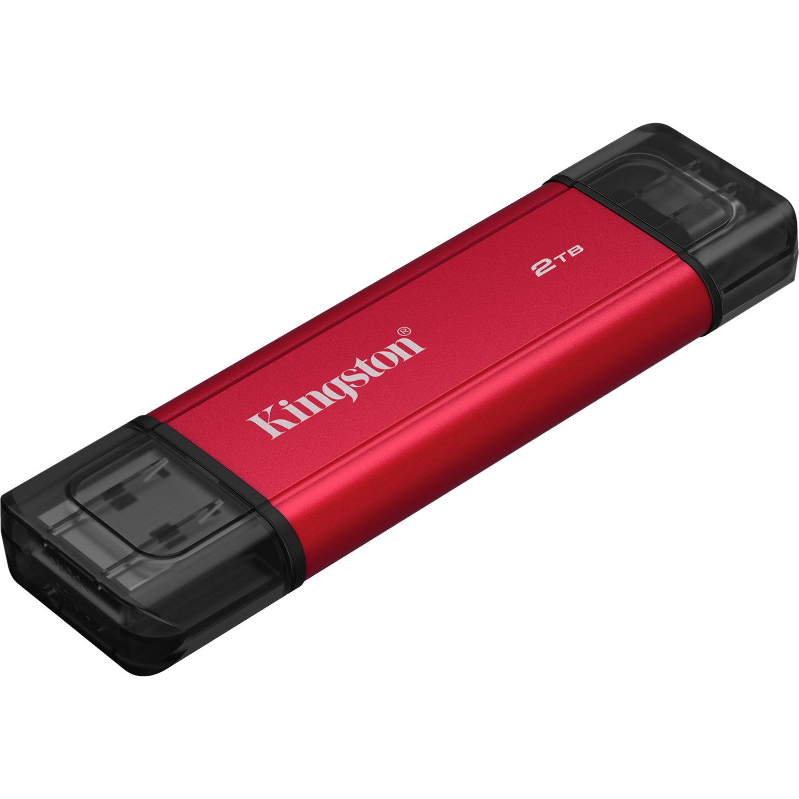 Kingston Dual Portable Rojo, 2 TB