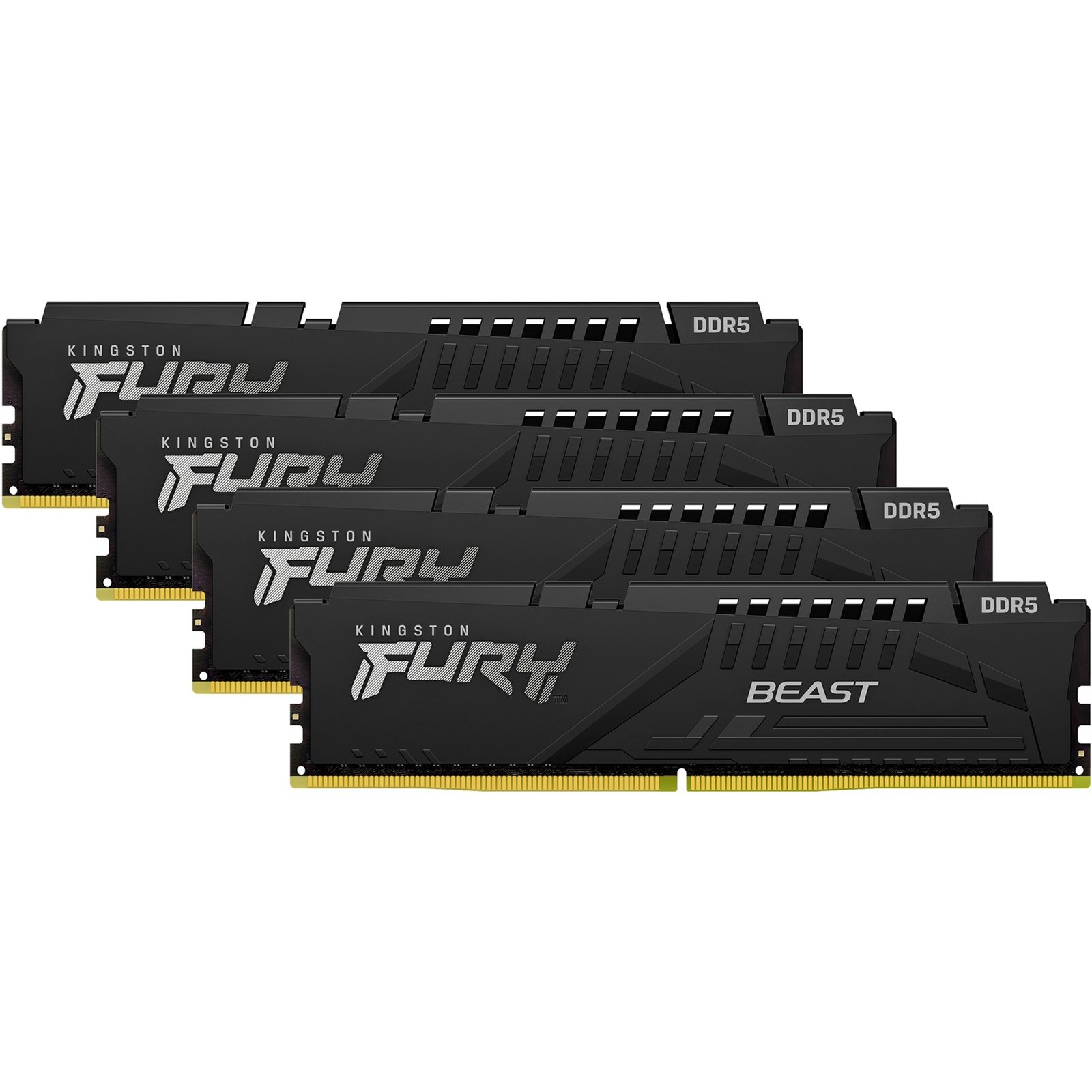 Kingston FURY DIMM DDR5-5200 (4x ) Quad-Kit Negro, 128 GB 128 GB