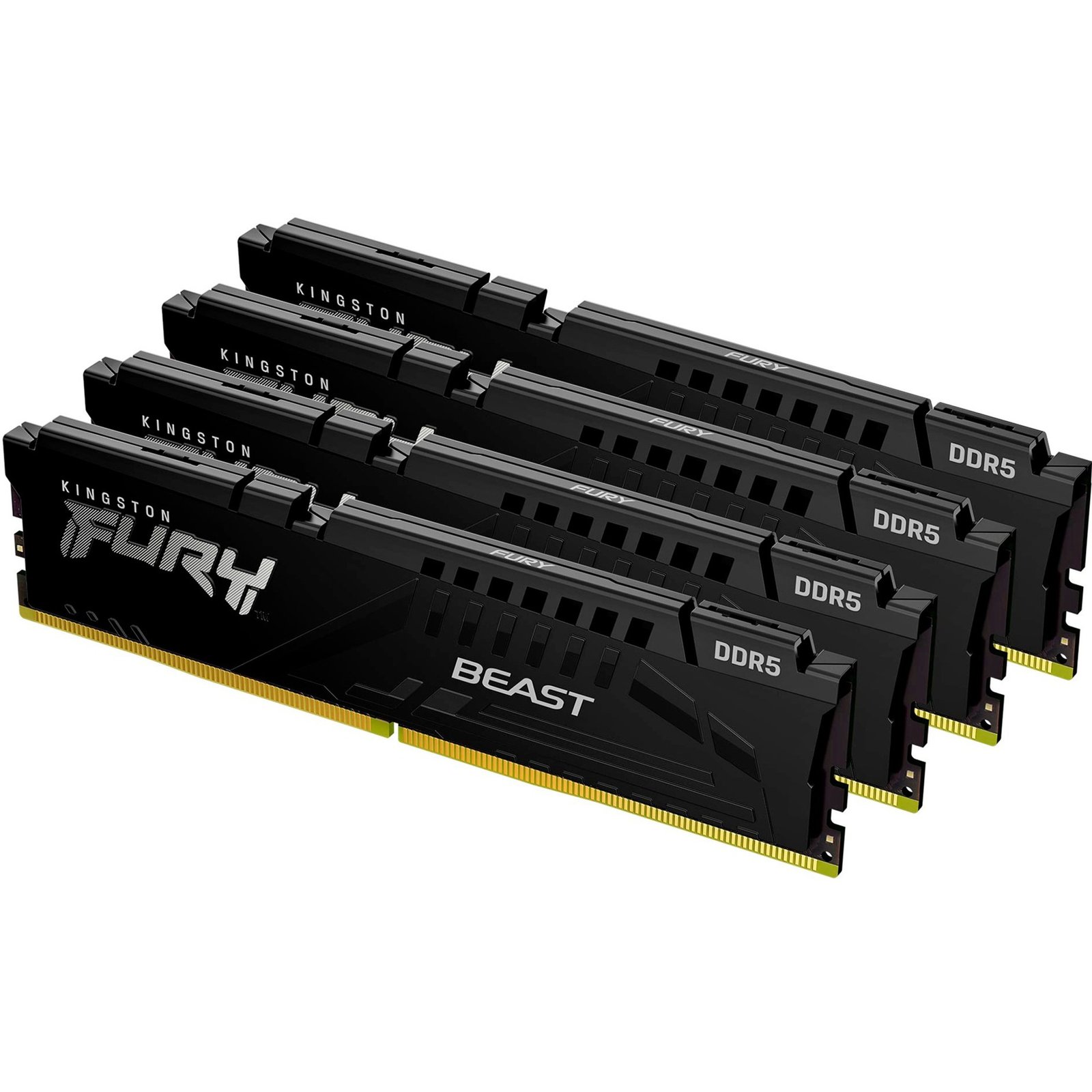 Kingston FURY DIMM DDR5-5200 (4x ) Quad-Kit Negro, 128 GB 128 GB - Imagen 2