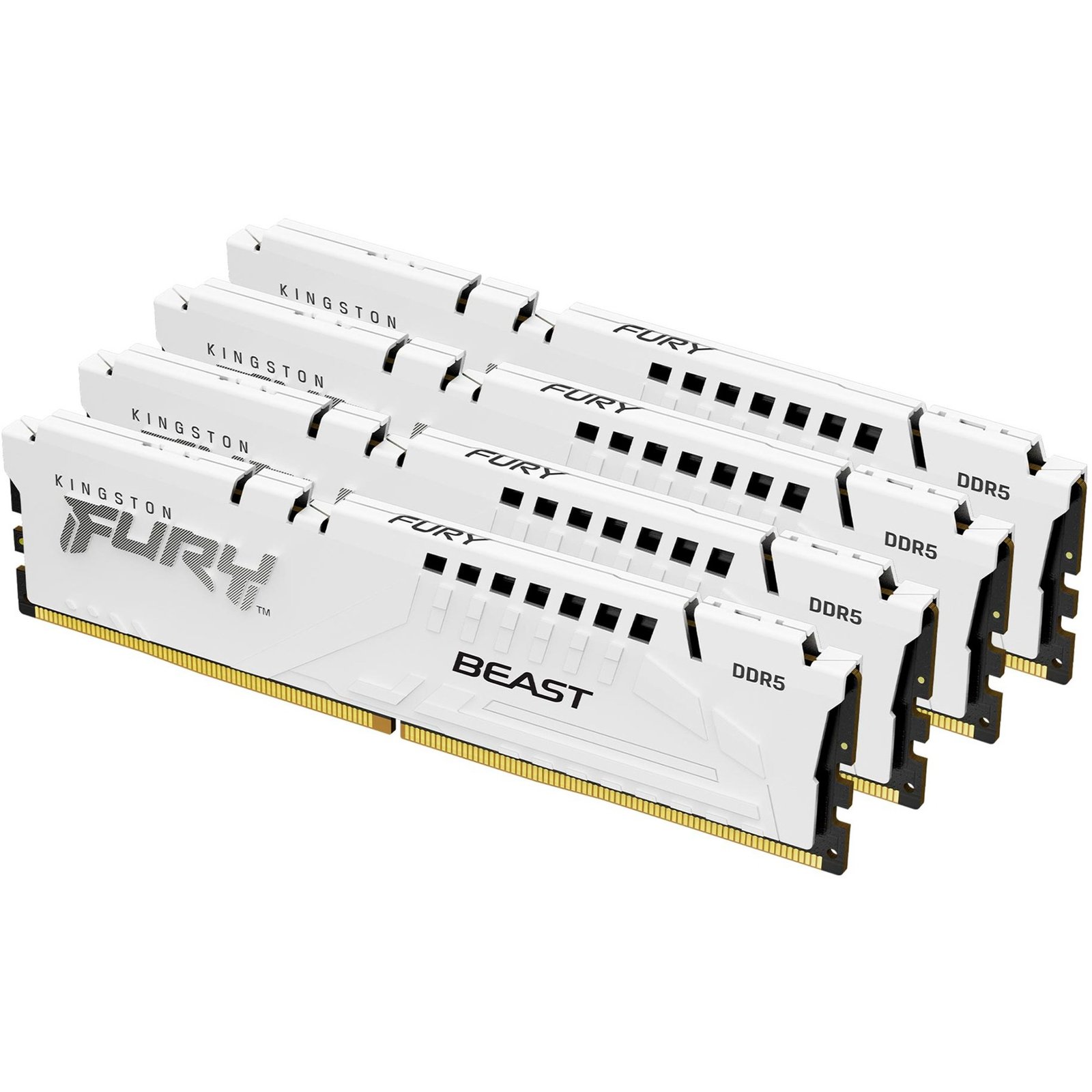 Kingston FURY DIMM DDR5-5200 (4x ) Quad-Kit Blanco, 128 GB 128 GB - Imagen 2
