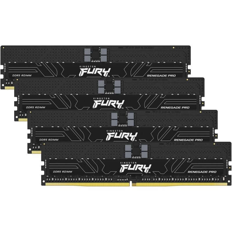 Kingston FURY RIMM DDR5-6400 (4x ) Kit cuádruple Negro, 128 GB