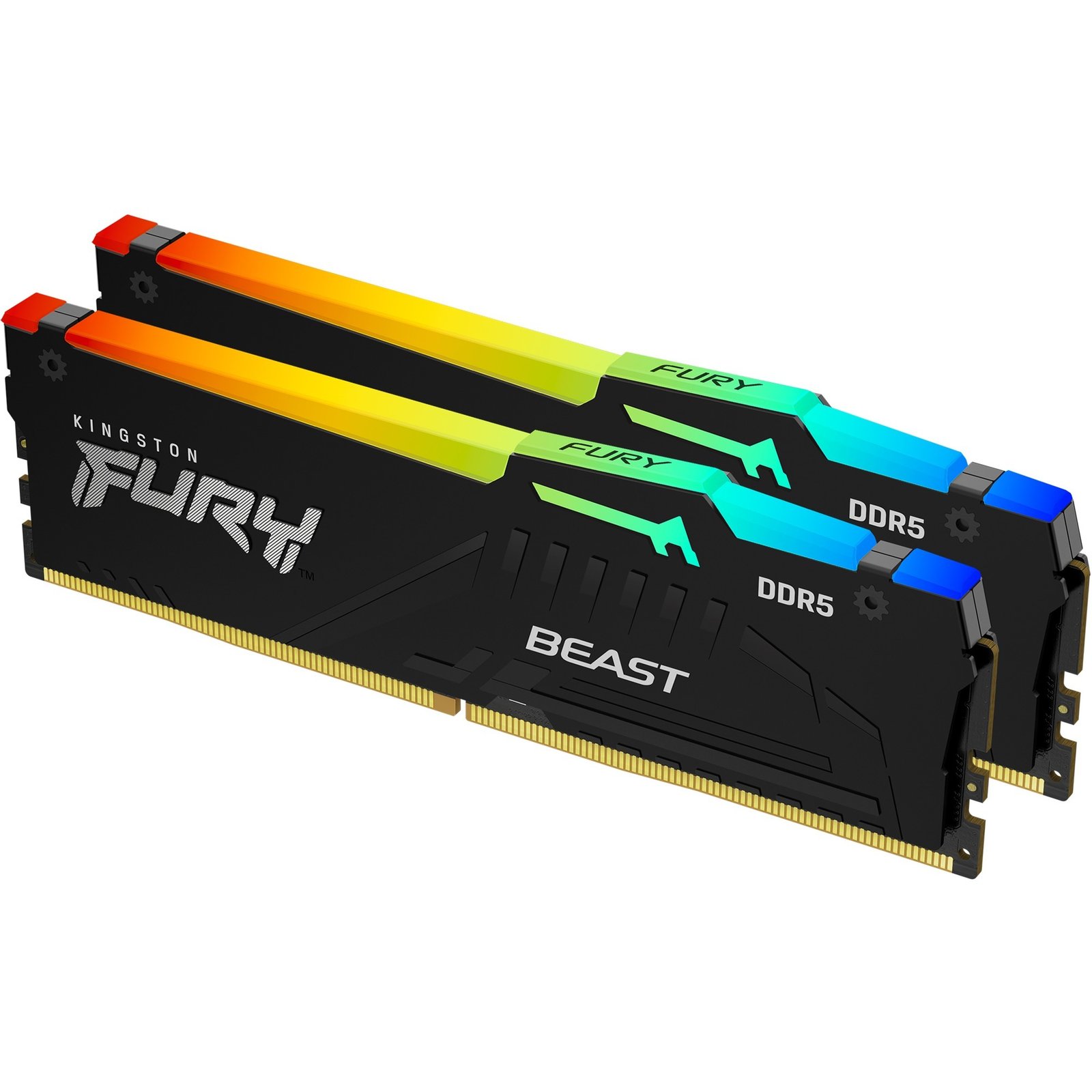 Kingston FURY DIMM DDR5-5200 (2x ) Dual-Kit Negro, 16 GB 16 GB - Imagen 2