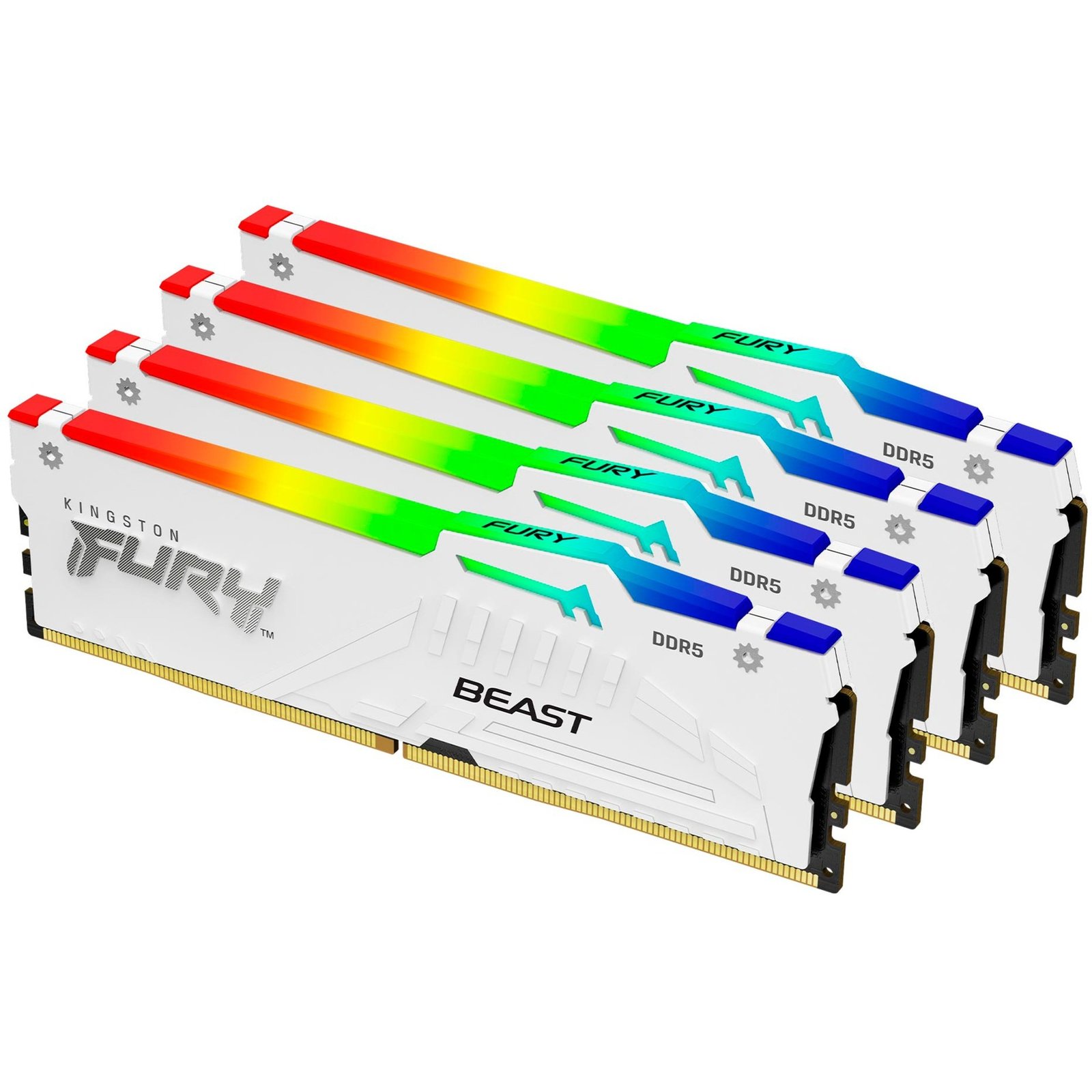 Kingston FURY DIMM DDR5-5200 (4x ) Quad-Kit Blanco, 64 GB 64 GB - Imagen 2
