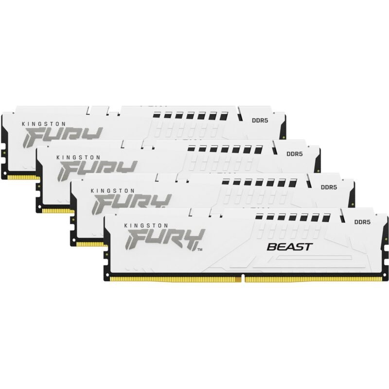 Kingston FURY DIMM DDR5-6000 (4x ) Quad-Kit Blanco, 64 GB 64 GB