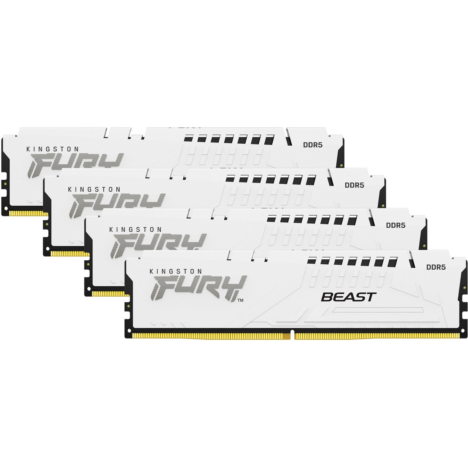 Kingston FURY DIMM DDR5-6000 (4x ) Quad-Kit Blanco, 64 GB 64 GB